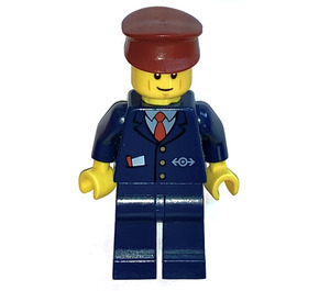 LEGO Tåg Station Conductor Minifigur