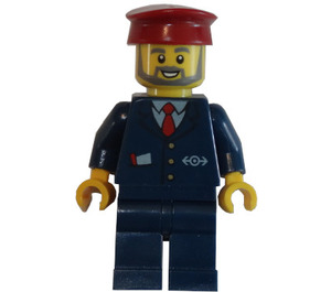 LEGO Tog Ticket Inspector Minifigur