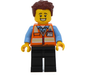 LEGO Trein Worker, Mannelijk Minifiguur