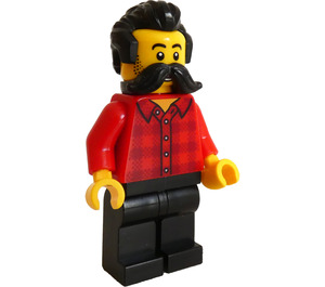 LEGO Train Worker - Male with Moustache Minifigure