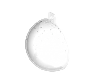 LEGO Transparent Bauble Half Ball with Snow Decoration (12708 / 15041)