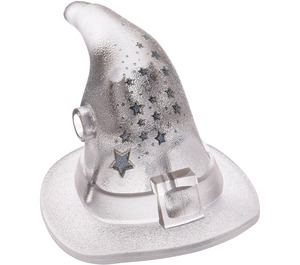 LEGO Transparent Belville Witch Hat with Blue Stars (33201 / 83941)