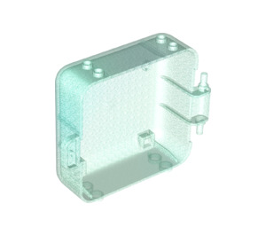 LEGO Opale bleue transparente Play Cube Boîte 3 x 8 avec Charnière (64462)