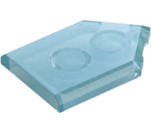 LEGO Transparent Blue Opal Tile 2 x 3 Pentagonal (22385 / 35341)