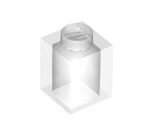 LEGO Transparent Brick 1 x 1 (3005 / 30071)