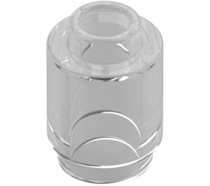 LEGO Transparent Brick 1 x 1 Round with Open Stud (3062 / 35390)