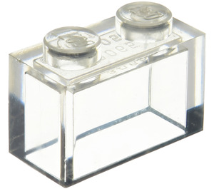 LEGO Transparent Brick 1 x 2 without Bottom Tube (3065 / 35743)