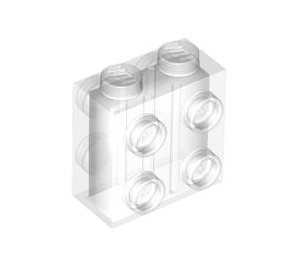 LEGO Transparent Brick 1 x 2 x 2 with Studs on Opposite Sides (80796)