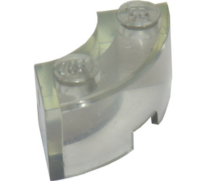 LEGO Transparent Brick 2 x 2 Round Corner with Stud Notch and Hollow Underside (3063 / 45417)