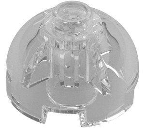 LEGO Transparent Brique 2 x 2 Rond avec Dome Haut (Bosse creuse, support d'essieu) (3262 / 30367)