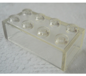 LEGO Transparent Brick 2 x 4 without Internal Supports