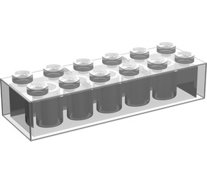 LEGO Transparent Brique 2 x 6 (2456 / 44237)