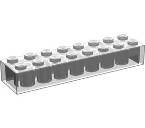 LEGO Transparant Steen 2 x 8 (3007 / 93888)