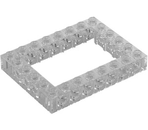 LEGO Transparent Brick 6 x 8 with Open Center 4 x 6 (1680 / 32532)