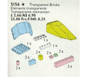 LEGO Transparent Bricks 5156