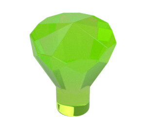 LEGO Transparent Bright Green Diamond (28556 / 30153)