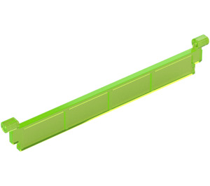 LEGO Transparent Bright Green Garage Roller Door Section without Handle (4218 / 40672)