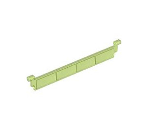 LEGO Transparent Bright Green Garage Roller Door Section without Handle (4218 / 40672)