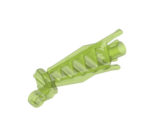 LEGO Transparentní světle zelená Knuckl Duster (98602)