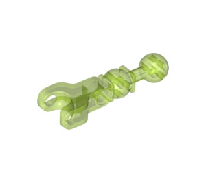 LEGO Transparent Bright Green Medium Ball Joint with Ball Socket and Beam (90608)