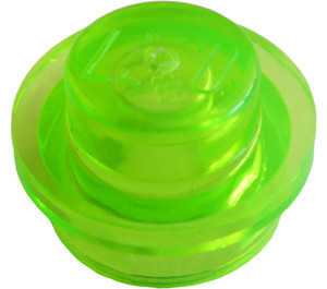 LEGO Verde brillante transparente Placa 1 x 1 Circular (6141 / 30057)