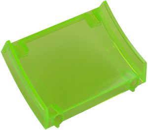 LEGO Transparent Bright Green Ramp Section (77823)