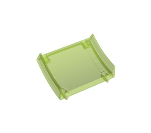 LEGO Transparent Bright Green Ramp Section (77823)