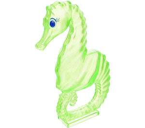 LEGO Transparent Bright Green Seahorse (51164 / 51828)