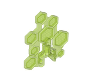 LEGO Transparent Bright Green Shield (98566)