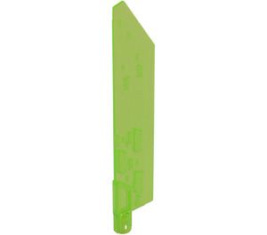 LEGO Vert Clair Transparent Arme avec Traverser Trou (65184)