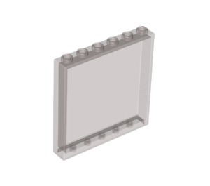 LEGO Transparentes Braunschwarz Panel 1 x 6 x 5 (35286 / 59349)