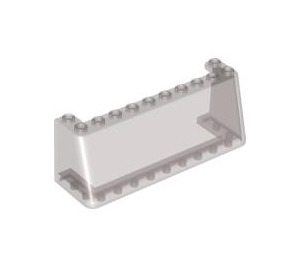 LEGO Transparent Brown Black Windscreen 3 x 10 x 3 (2694)