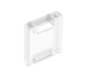 LEGO Transparant Container Doos 2 x 2 x 2 Deur met Sleuf (4346 / 30059)