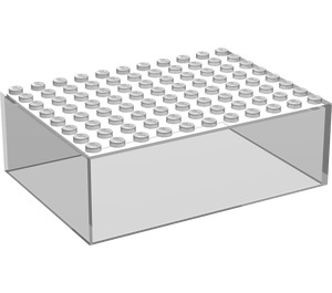 LEGO Transparent Récipient Storage 8 x 11 x 3