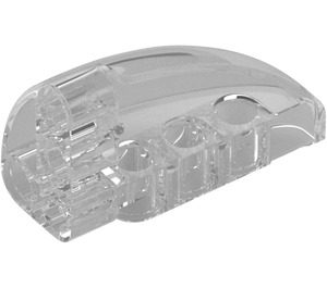 LEGO Transparent Curved Panel 3 x 5 x 2 Right (2442)