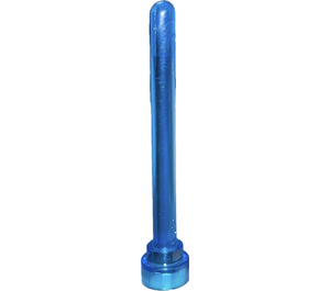 LEGO Transparant Donkerblauw Antenne 1 x 4 met ronde top (3957 / 30064)