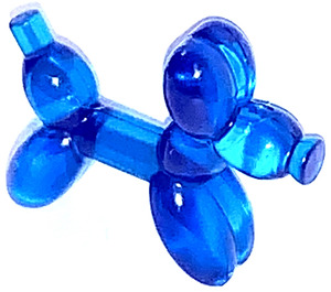 LEGO Transparant Donkerblauw Ballon Hond (35692)