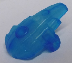 LEGO Transparentes Dunkelblau Bionicle Arm Rüstung mit Transluscent Bluish Marbling (57560 / 62286)