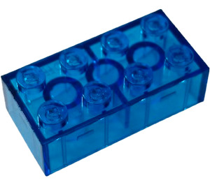 LEGO Bleu Foncé Transparent Brique 2 x 4 (3001 / 72841)