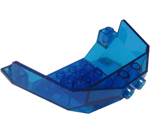 LEGO Bleu foncé transparent Cockpit 8 x 5 x 3 (6085)