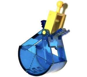 LEGO Transparentes Dunkelblau Crane Grab Bucket with Spring (75172)