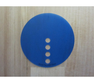 LEGO Transparent Dark Blue Design and Technology Panel,  Small Circle