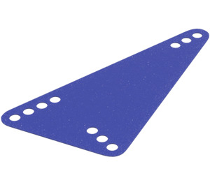 LEGO Transparent Dark Blue Design and Technology Panel, Small Triangle with Angle Markings (77860)