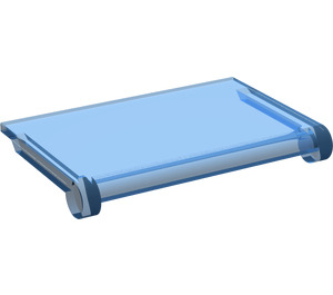 LEGO Bleu foncé transparent Verre for Charnière Auto Roof 4 x 4 Sunroof sans saillies (2348)