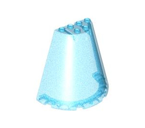 LEGO Transparent Dark Blue Opal Cone 8 x 4 x 6 Half (47543 / 48310)