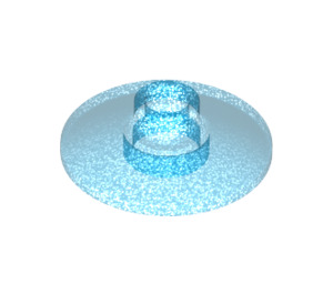 LEGO Transparent Dark Blue Opal Dish 2 x 2 (4740 / 30063)