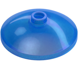 LEGO Transparent Dark Blue Opal Dish 3 x 3 (35268 / 43898)