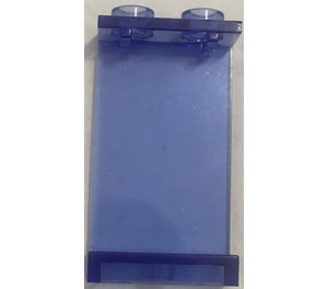 LEGO Transparent Dark Blue Panel 1 x 2 x 3 without Side Supports, Hollow Studs (2362 / 30009)