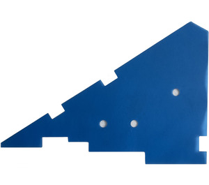 LEGO Transparent Dark Blue Plastic Sheet 14 x 20 Triangular