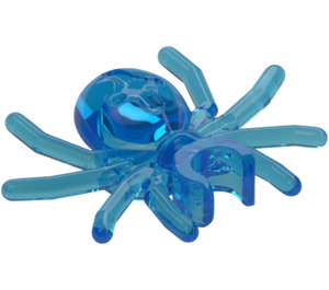 LEGO Transparent Dark Blue Spider with Clip (30238)